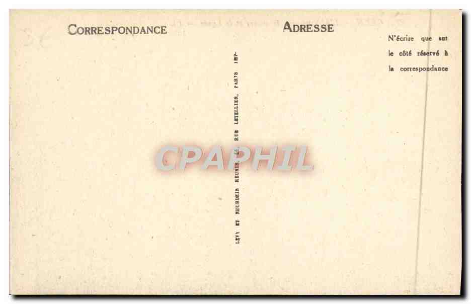 CPA Caen L'Abbaye aux Hommes et le Lycee — Rückseite