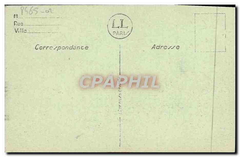 CPA Caen Abside de l'Abbaye aux Hommes  — Rückseite