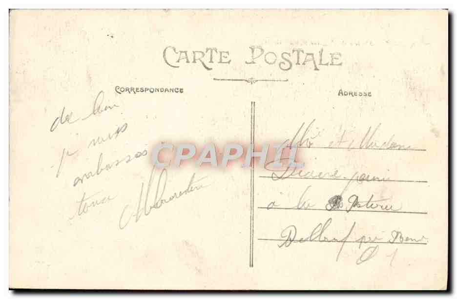 CPA Caen Abside de L'Eglise Saint Etienne — Rückseite