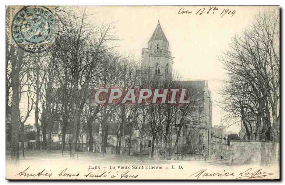 CPA Caen Le Vieux Saint Etienne