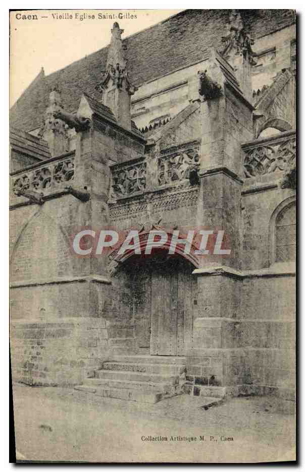 CPA Caen Vieille Eglise Saint Gilles 