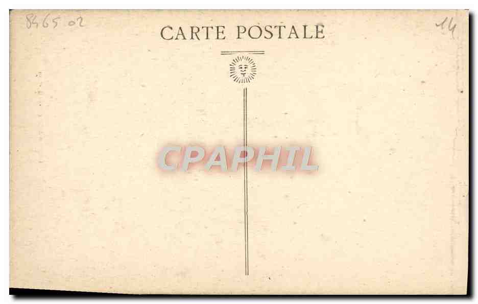 CPA Caen Vieille Eglise Saint Gilles  — Rückseite