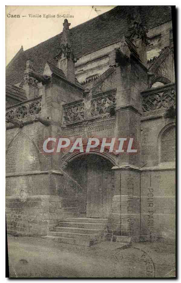 CPA Caen Vieille Eglise Saint Gilles 