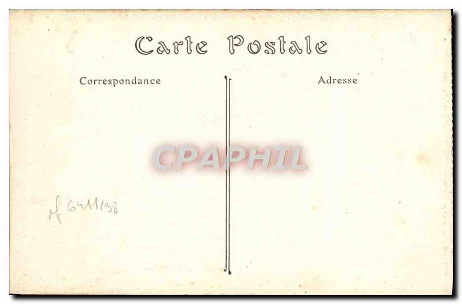 CPA Caen L'Eglise Saint Jean — Verso