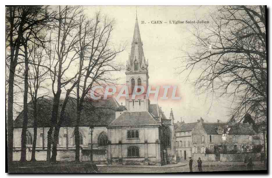 Caen — L'Église Saint-Julien — Collection des Nouvelles Galeries
