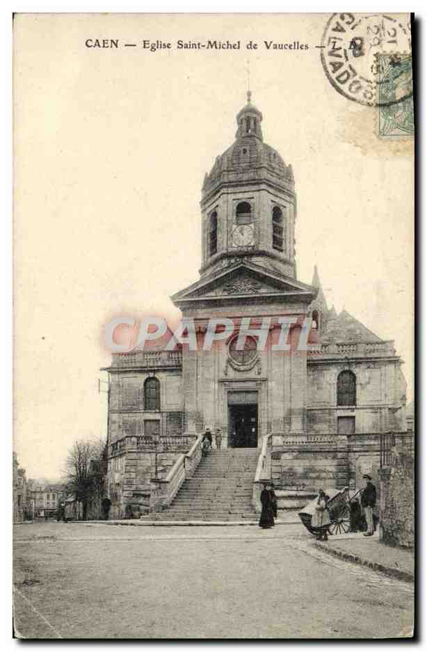 CPA Caen L'Eglise Saint Michel de Vaucelles