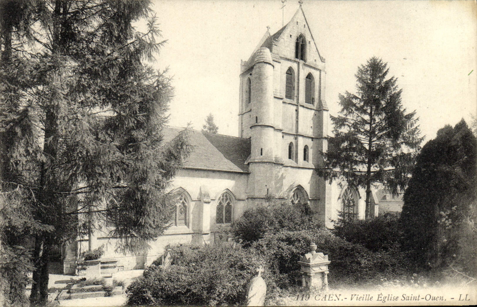 CPA Caen Vieille Eglise Saint Ouen