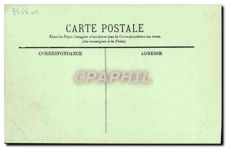 CPA Caen Vieille Eglise Saint Ouen — Verso