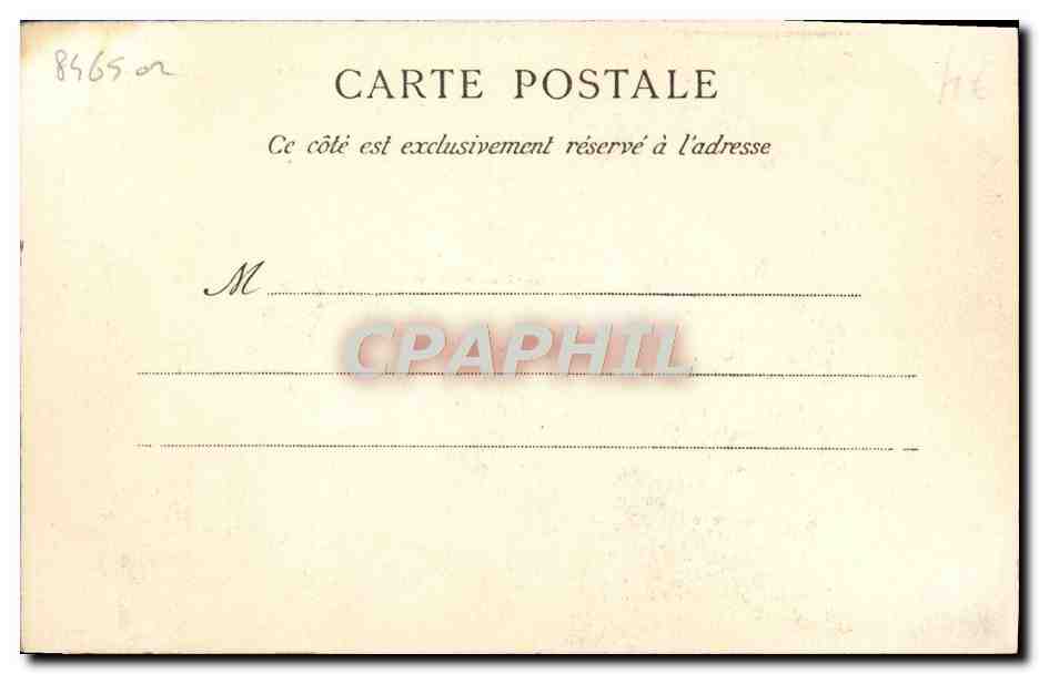 CPA Caen Eglise et Cimetiere du Vieux Saint Ouen — Verso