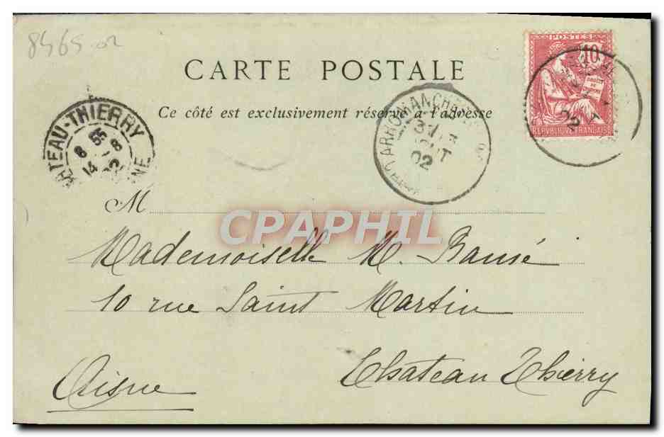 CPA Caen Abside de L'Eglise Saint Pierre  — Verso