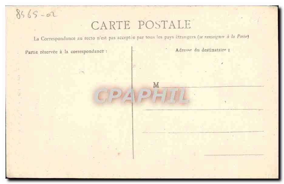 CPA Caen L'Eglise Saint Pierre  — Verso