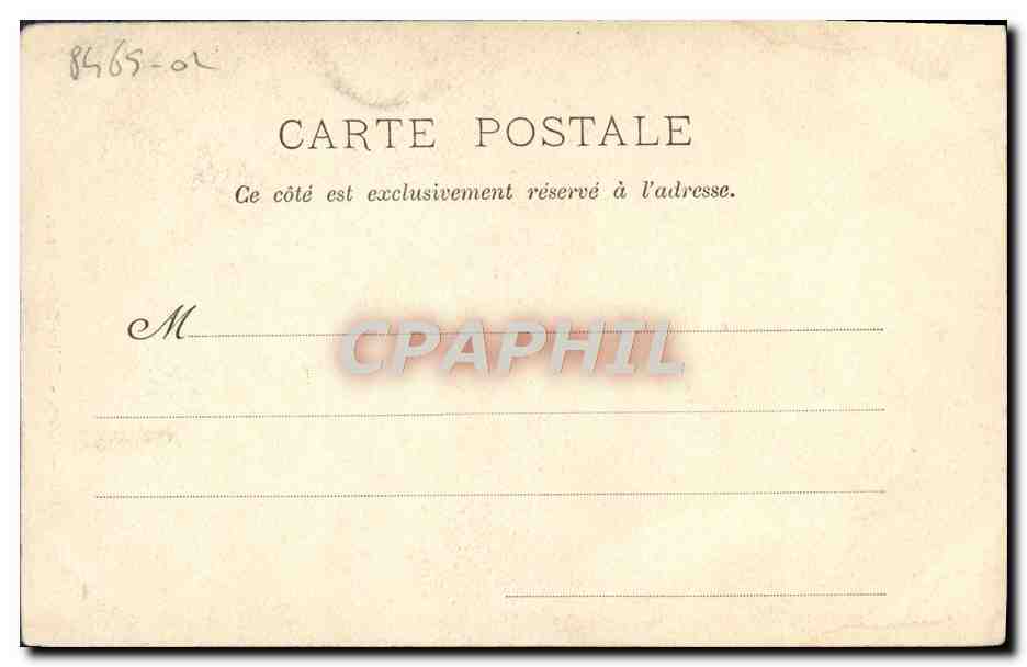 CPA Caen L'Eglise Saint Pierre  — Verso