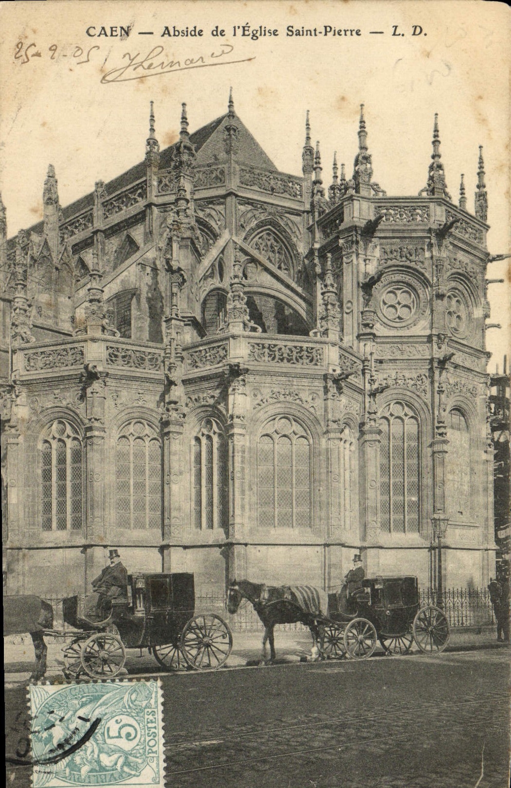 CAEN — Abside de l'Église Saint-Pierre — L. D.