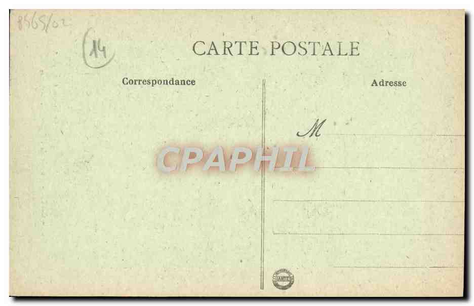 CPA Caen Abside de L'eglise Saint Pierre — Verso