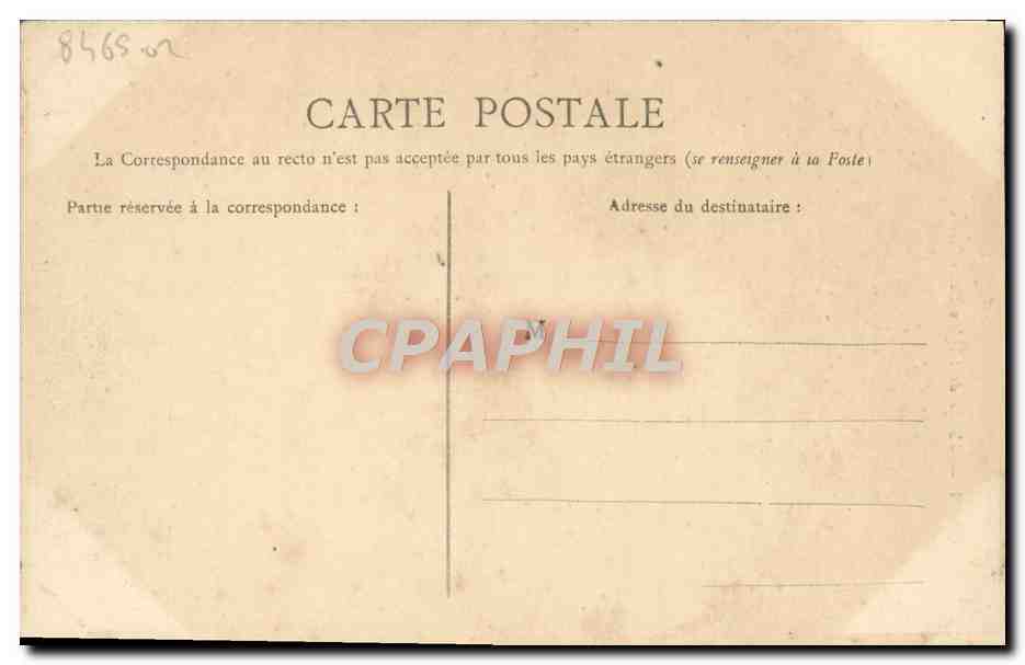 CPA Caen Abside de L'eglise Saint Pierre — Rückseite