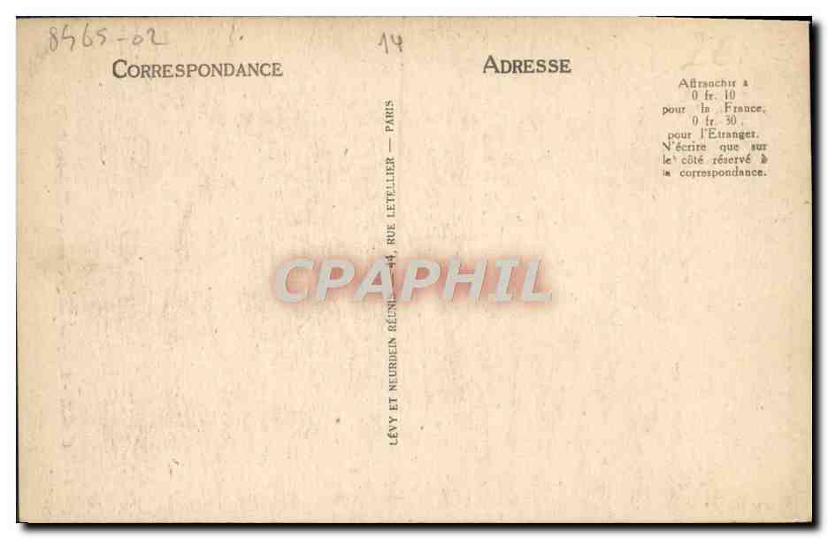CPA Caen L'Eglise Saint Pierre L'abside — Verso