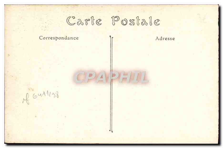 CPA Caen L'Eglise Saint Pierre — Verso
