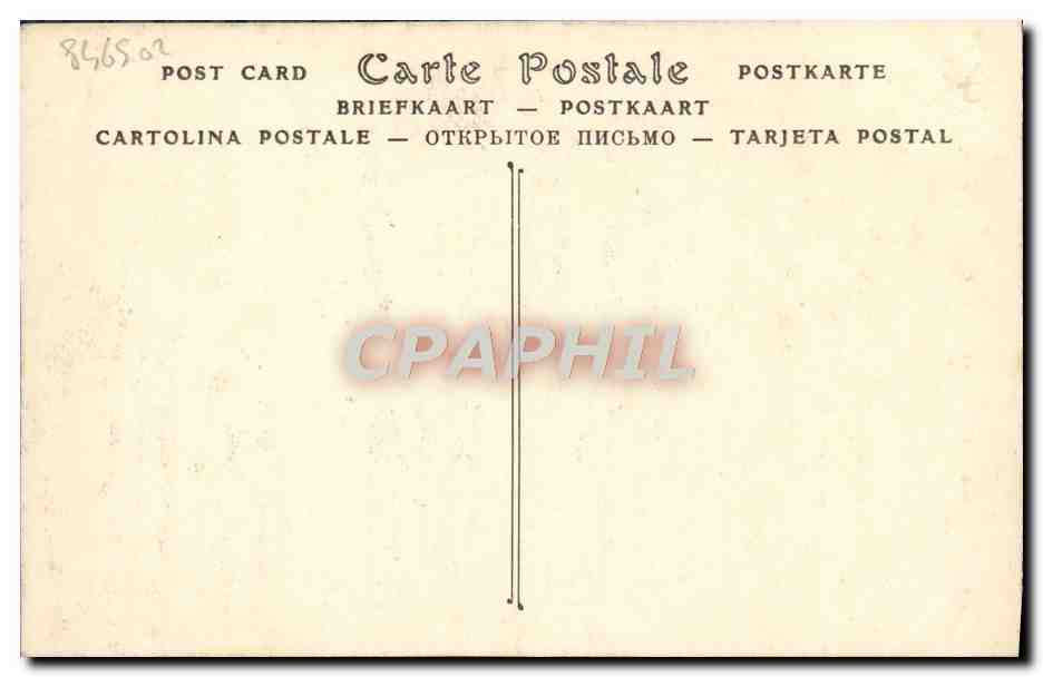 CPA Caen L'Eglise Saint Pierre — Verso