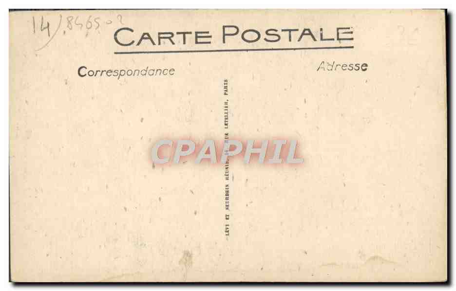 CPA Caen L'Eglise Saint Pierre — Verso