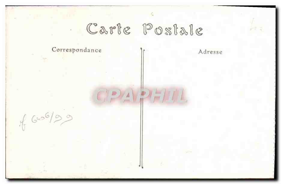 CPA Caen L'Eglise Saint Pierre  — Verso