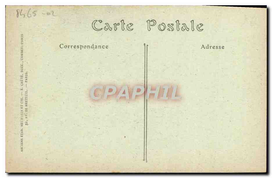 CPA Caen Abside de L'Eglise Saint Pierre  — Verso