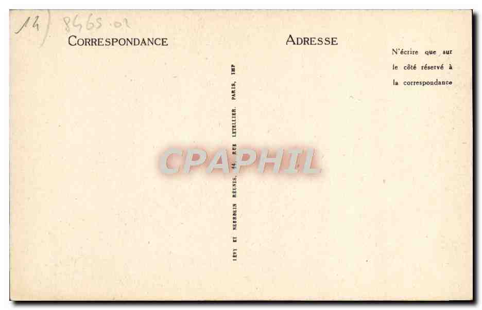CPA Caen Abside de L'Eglise Saint Pierre  — Verso