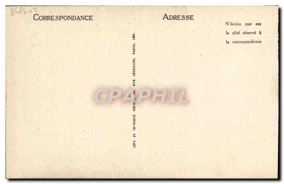 CPA Caen L'Eglise St Sauveur — Verso