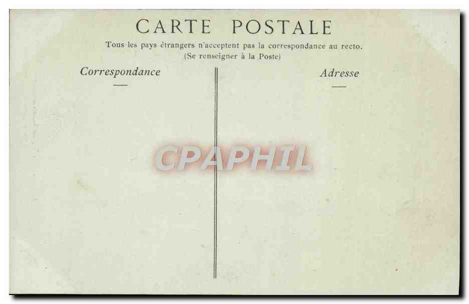 CPA Caen L'Eglise St Sauveur — Verso