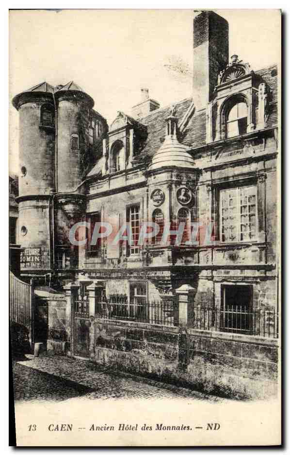 CPA Caen Ancien Hotel des Monnaies
