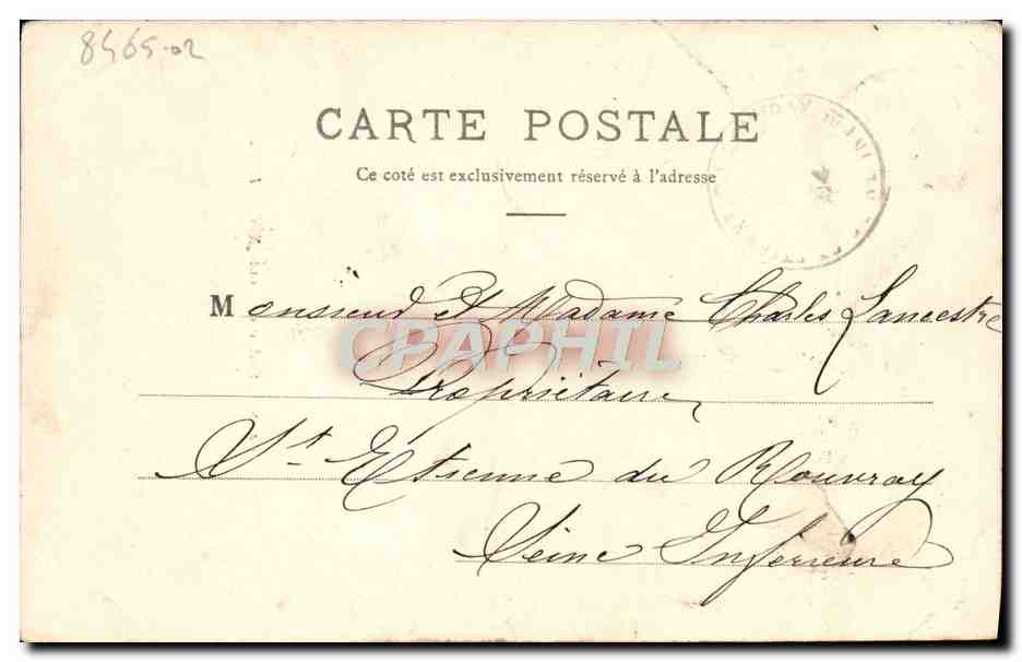 Caen - Statue de Louis XIV — L. D. — Verso