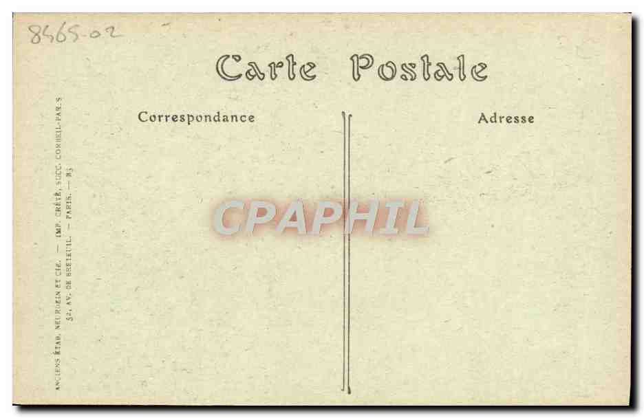 CAEN — Musée des Antiquaires de Normandie. Fenêtre du XVIe siècle. — Verso