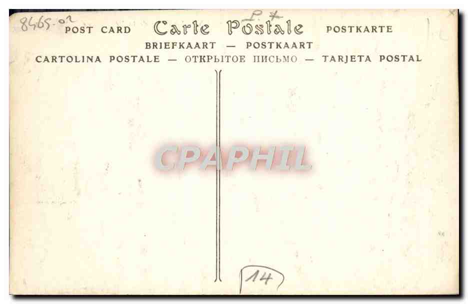 CPA Caen La Place de la Republique — Verso