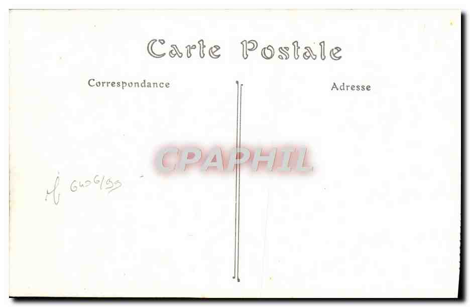 CPA Caen La Place de la Republique — Verso
