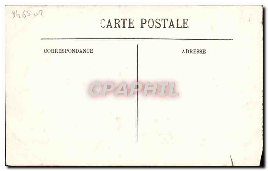 CPA Caen La Place de la Republique et l'Hotel de Ville — Verso