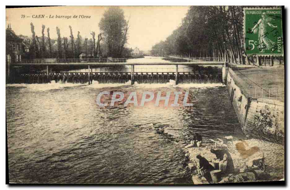 CAEN — Le barrage de l'Orne — Éditeur non visible, n° de série 79