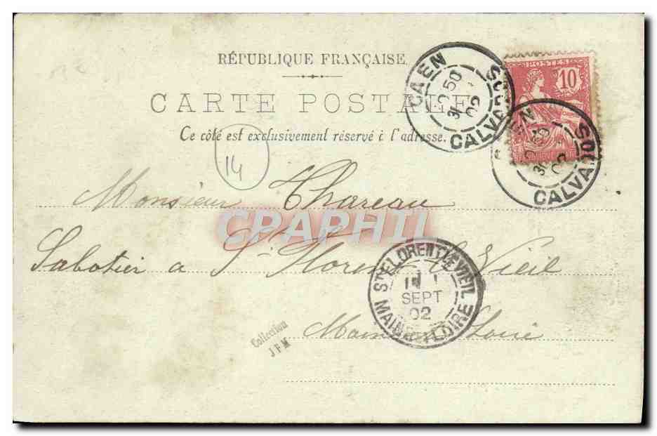 Caen — Le Port — LL, n°56 — Verso