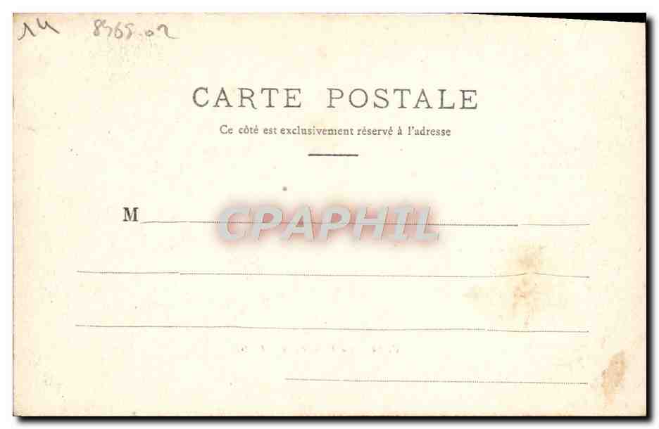 Caen — La Préfecture — L. D. Halibut, imprimé par le Valois — Verso