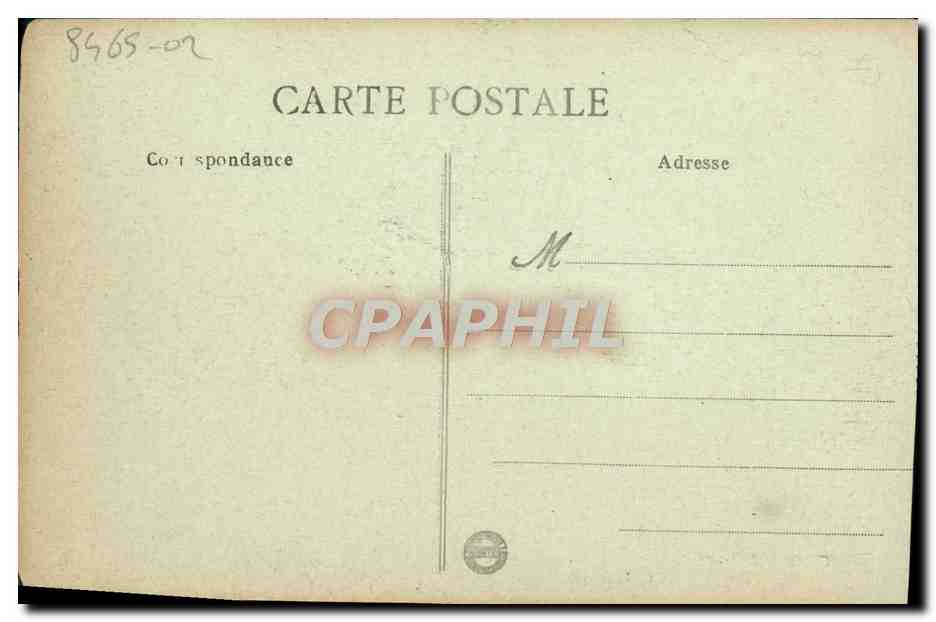 CPA Caen Le Theatre — Verso