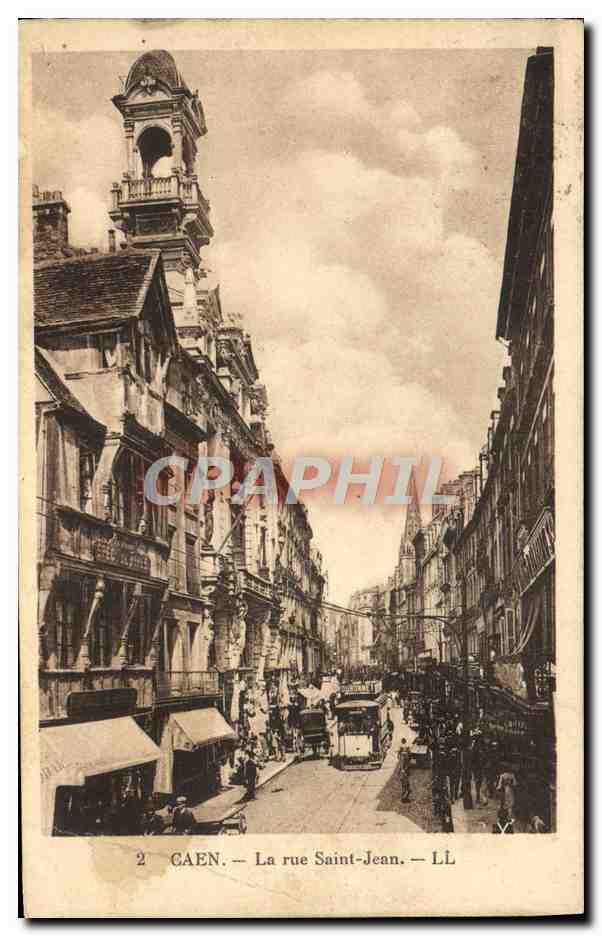 CPA Caen La Rue Saint Jean