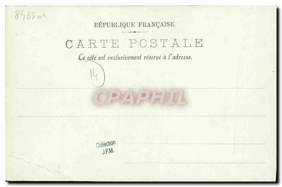 CAEN — La Rue St. Jean — LL. — 1903 — Verso