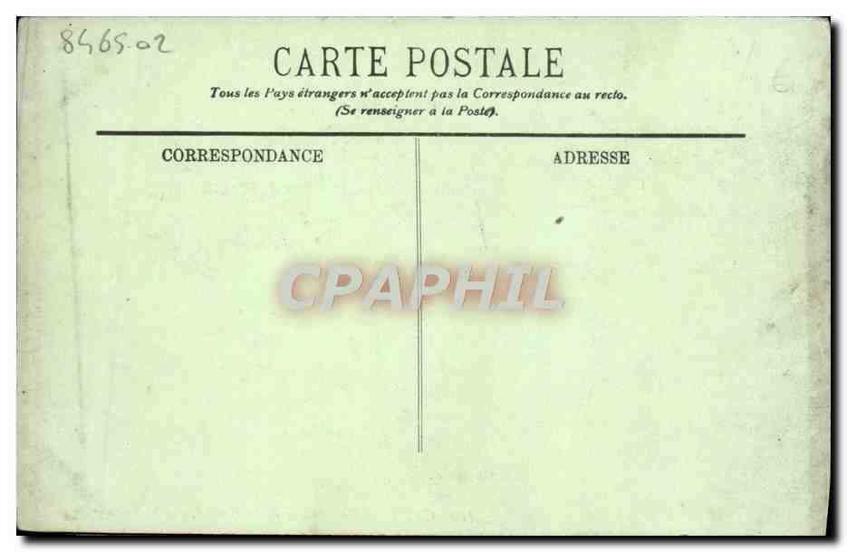 CPA Caen Bibliotheque de la Faculte Rue St Sauveur  — Verso
