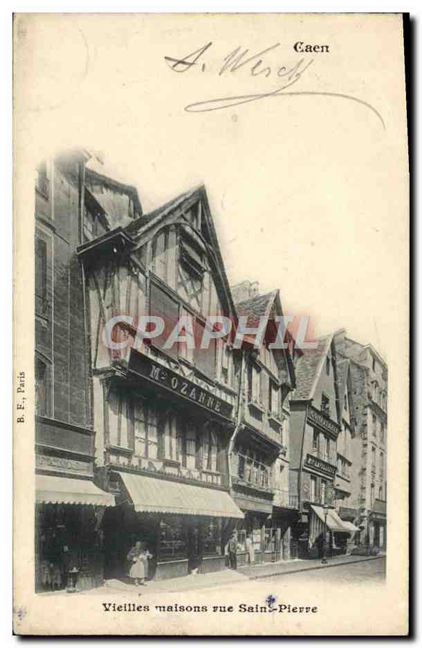 Vieilles maisons rue Saint-Pierre — Caen — B.F. Paris