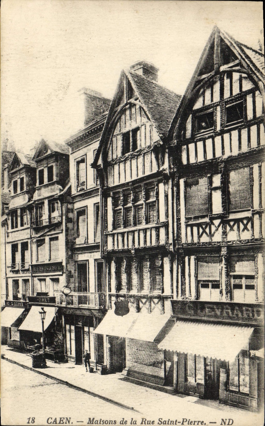 CAEN — Maisons de la Rue Saint-Pierre — EVRARD