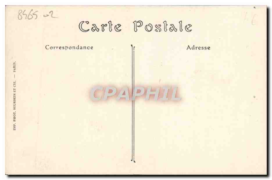 CPA Caen Maison de la Rue Saint Pierre Levrard — Rückseite