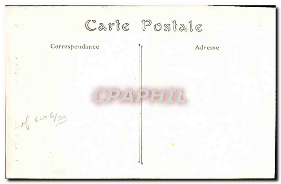 CPA Caen Maison de la Rue Saint Pierre Levrard — Verso