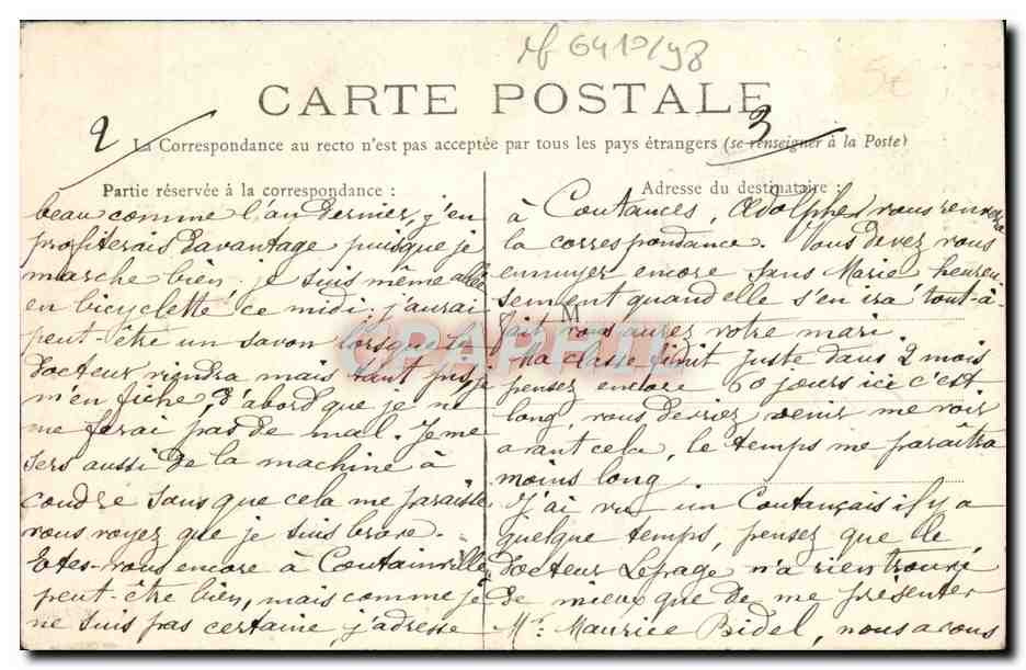 Caen — Les Maisons de Bois — Rue Saint-Pierre (XVe siècle) — L.D. — Verso