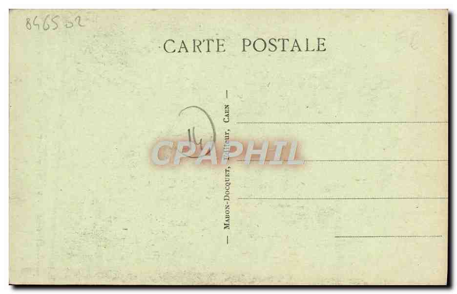 CPA Caen Les Maisons de Bois de Saint Pierre Jacqueline Automobile  — Verso