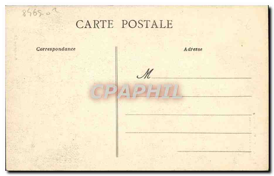 CPA Caen Vue Generale Prise du Vieux Chateau — Verso