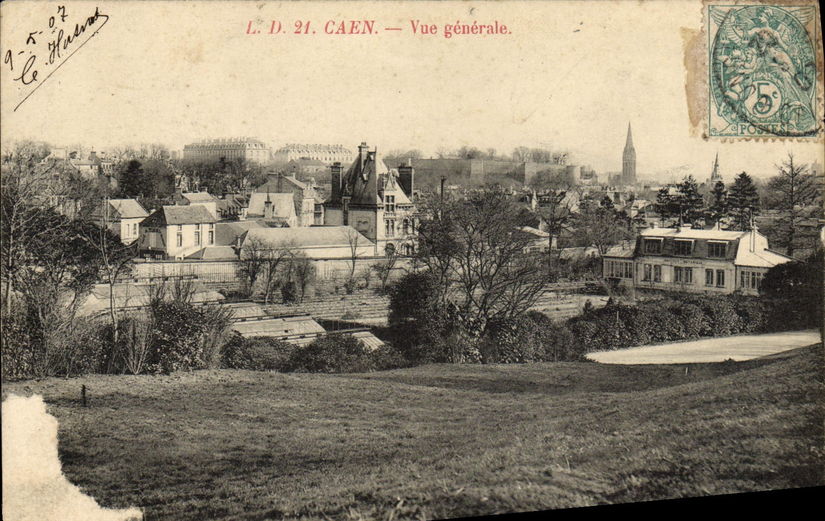 CPA Caen Vue Generale 