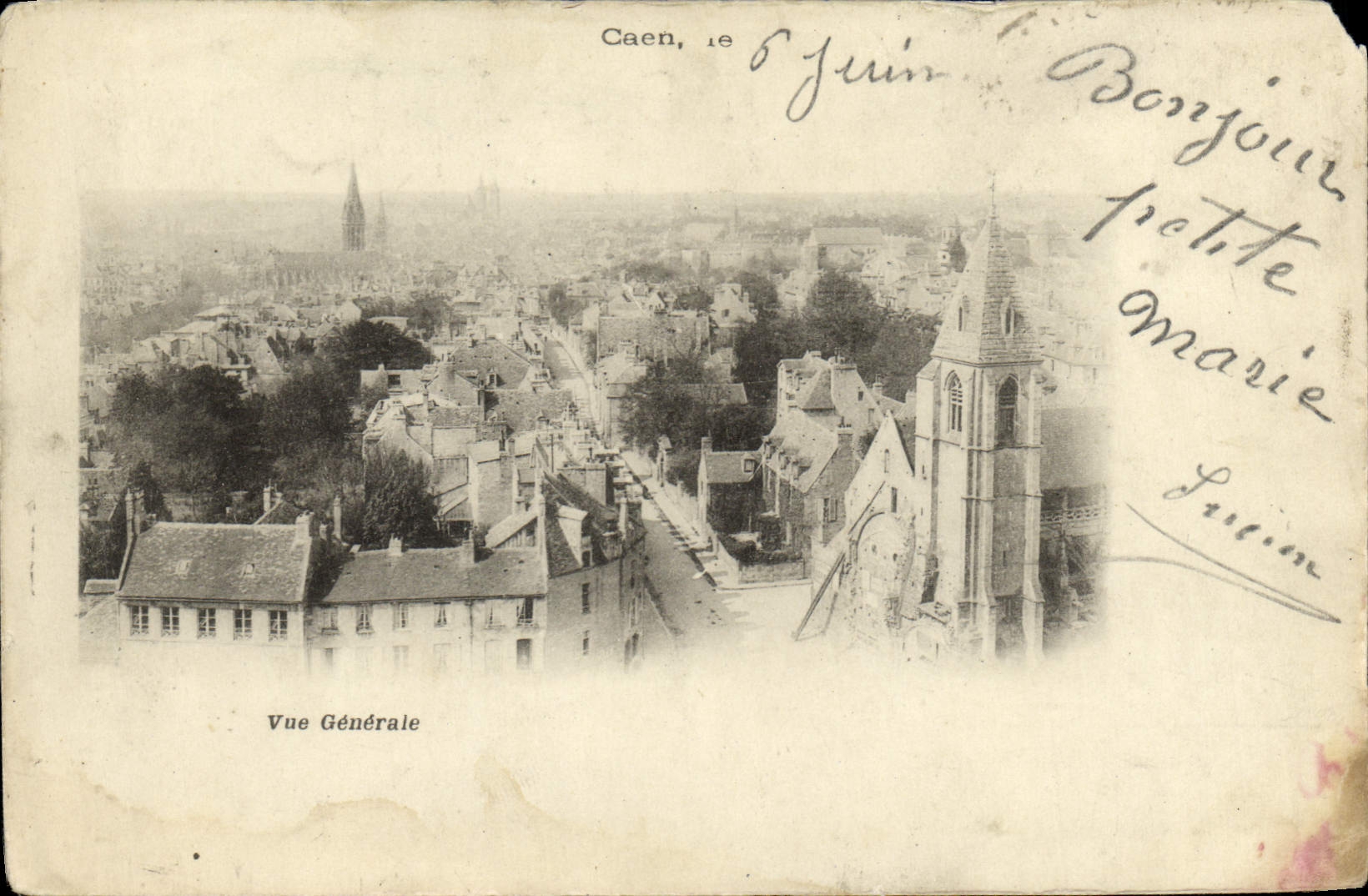 Caen — Vue Générale — éditeur non identifié